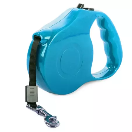 Smycz automatyczna dla psa taśma blokada 5m 15kg-5907451314265