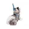 Smycz z szelkami szelki spacerowe dla psa kota regulowane rozmiar wygodne - 6