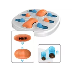 Zabawka dla psa edukacyjna logiczna gra na przysmaki gryzak węchowa - 4