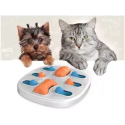 Zabawka dla psa edukacyjna logiczna gra na przysmaki gryzak węchowa - 8