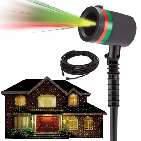 Projektor laserowy reflektor świąteczny laser-5907451307656