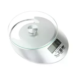 Elektroniczna waga kuchenna szklana 5kg / 1g zegar - 6