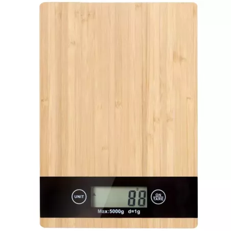 Waga kuchenna bambusowa elektroniczna lcd do 5 kg-5907451316672