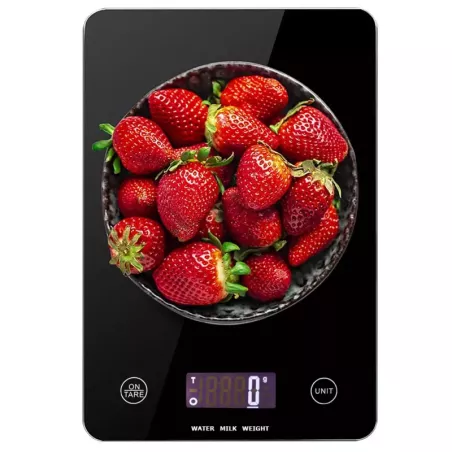 Elektroniczna waga kuchenna do 5 kg szklana lcd-5907451300190