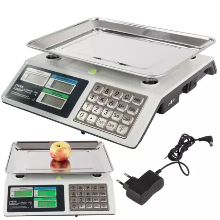 Waga sklepowa elektroniczna kalkulacyjna 40kg pl-5907451348406