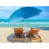 Duży parasol plażowy ogrodowy UV łamany 170cm - 5
