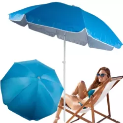 Duży parasol plażowy ogrodowy UV łamany 210cm - 1