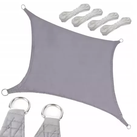 Żagiel przeciwsłoneczny ogrodowy wodoodporny 3x4m-5907451343890