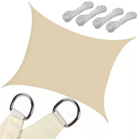 Żagiel przeciwsłoneczny ogrodowy wodoodporny 3x4m-5907451343906