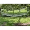 Hamak ogrodowy sznurkowy ze stelażem bujak siatka - 5