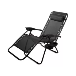 Leżak ogrodowy fotel plażowy składany gravity zero - 13