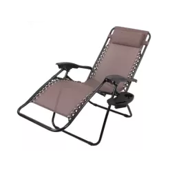 Leżak ogrodowy fotel plażowy składany gravity zero - 3