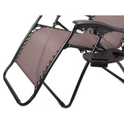 Leżak ogrodowy fotel plażowy składany gravity zero - 8