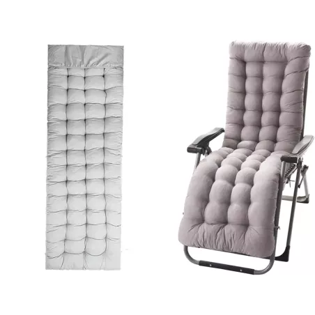 Poduszka na leżak ogrodowy duża pikowana 170x50 cm-5907451343326