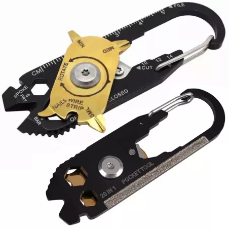 Brelok karabińczyk nóż multi-tool przeżycia 20w1-5907451325131