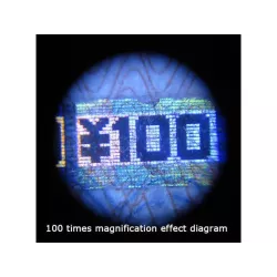 Lupa jubilerska mikroskop 100x led profesjonalny - 12