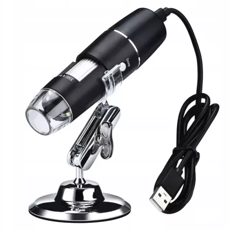 Mikroskop cyfrowy usb 8 led smd 1000x lupa zoom-5907451303467