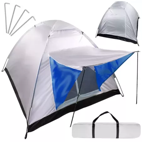 Namiot turystyczny kemping daszek iglo 4 osobowy-5907451343098