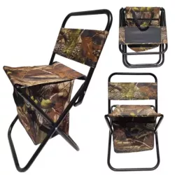 Krzesło wędkarskie z oparciem i torbą termiczną - 1