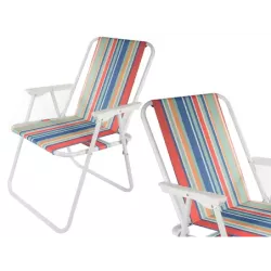 Krzesło składane ogrodowe turystyczne plażowe lekkie biwakowe pod namiot - 13