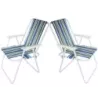 Krzesło składane ogrodowe turystyczne plażowe lekkie biwakowe pod namiot - 2