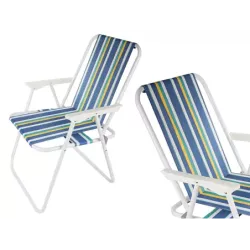 Krzesło składane ogrodowe turystyczne plażowe lekkie biwakowe pod namiot - 9