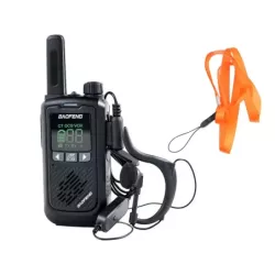 Krótkofalówki walkie talkie baofeng bf-t17 radiotelefon zestaw latarka 2szt - 3