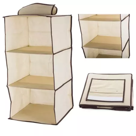 Organizer do szafy wisząca półka z 3 półkami 60cm-5907451301418