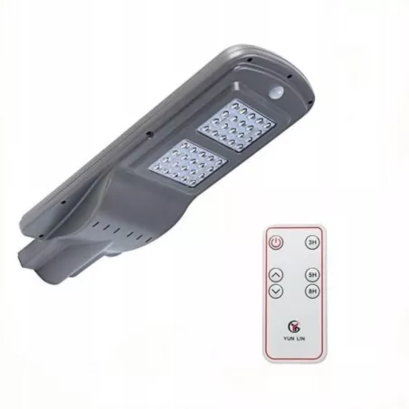 Latarnia uliczna solarna 40W+pilot+czujnik ruchu-