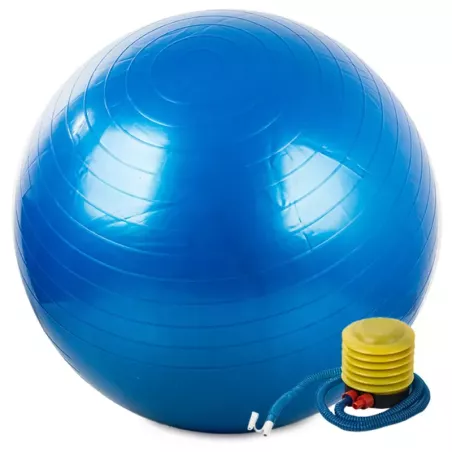 Piłka gimnastyczna + pompka 65cm rehabilitacyjna-5907451311295