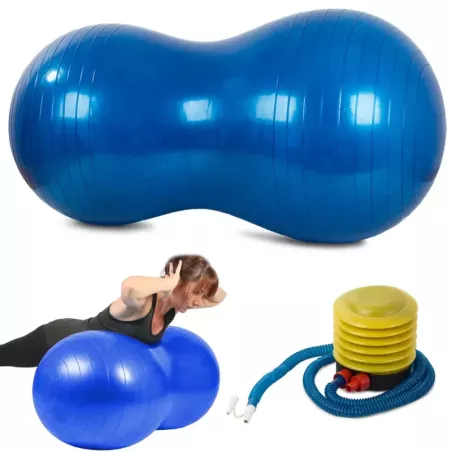 Piłka gimnastyczna fitness orzeszek fasolka duża-5907451323144