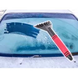 Skrobaczka do szyb samochodowych skrobak lodu szronu śniegu miękka rączka - 14