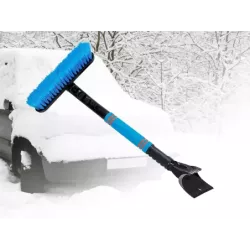 Skrobaczka szczotka zmiotka teleskopowa składana do auta szyby śniegu lodu - 8