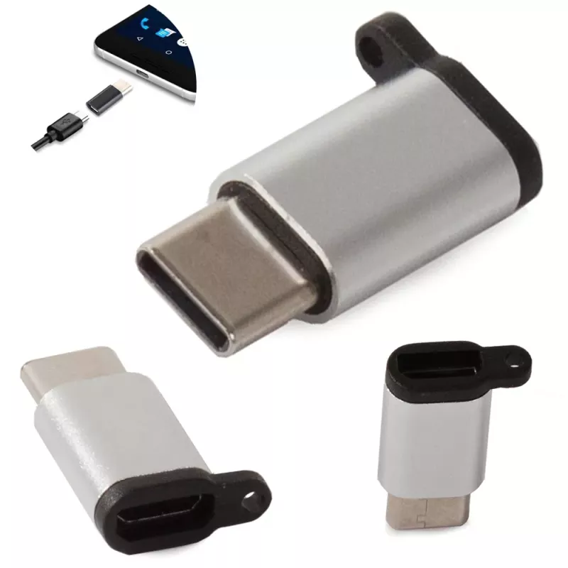 Adapter przejściówka z micro USB na USB typ c 3.1 - 1