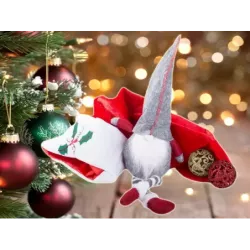 Mikołaj skrzat krasnal świąteczny gnom pod choinkę - 11