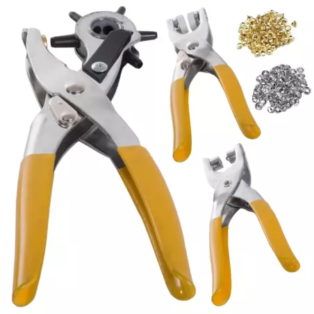 Zestaw kaletniczy do skóry dziurki nity oczka napy-5907451323274