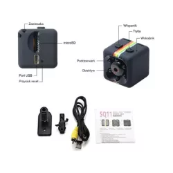 Mini kamera szpiegowska internetowa full HD IR - 7