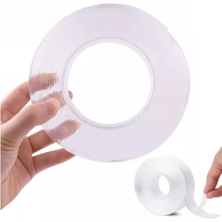 Taśma dwustronna przezroczysta nano tape mocna 5m-5907451328019