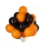 Zestaw balonów halloween czarne pomarańczowe 20szt - 15