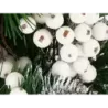Jarzębina oszroniona biała ozdoba świąteczna 5 szt - 4