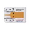 Tester miernik wskaźnik zużycia opon głębokości wysokości bieżnika miarka - 2