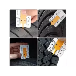 Tester miernik wskaźnik zużycia opon głębokości wysokości bieżnika miarka-5907451353288