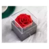 Wieczna róża w pudełku prezent szkatułka szufladka na naszyjnik biżuterię - 12