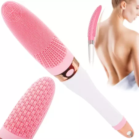 Szczotka do mycia pleców ciała masażer silikonowa-5907451335642