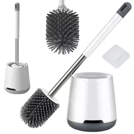Szczotka toaletowa silikonowa wisząca łazienki wc-5907451339633