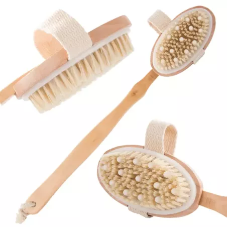 Szczotka do masażu ciała na sucho mokro do pleców-5907451343524
