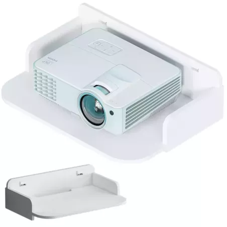 Półka wisząca ścienna na ścianę na książki kwiaty biały mat-5907451348864