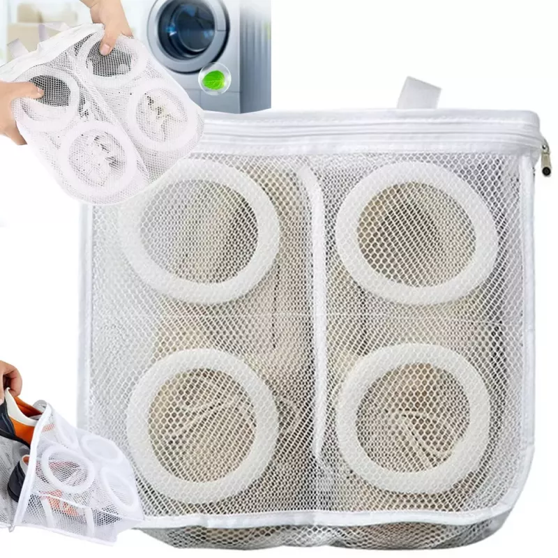 Worek siatka woreczek do prania butów obuwia dziecięcego z suwakiem pojemna-5907451352281