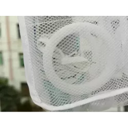 Worek siatka woreczek do prania butów obuwia dziecięcego z suwakiem pojemna-5907451352281