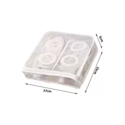 Worek siatka woreczek do prania butów obuwia dziecięcego z suwakiem pojemna-5907451352281